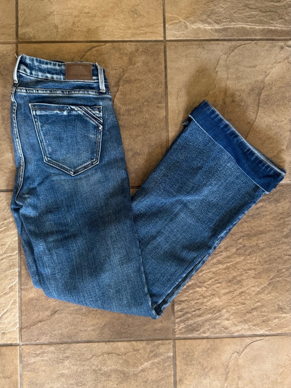 Buckle Women's Dark Blue Bootcut Jeans